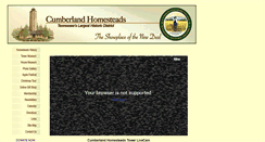 Desktop Screenshot of cumberlandhomesteads.org